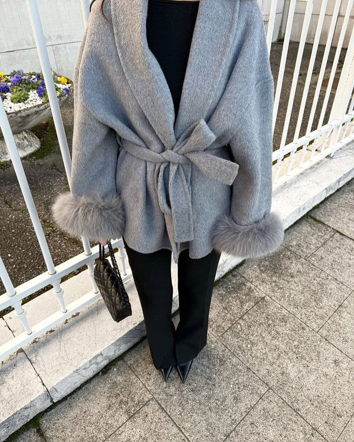 Fur-Cuff Jacket