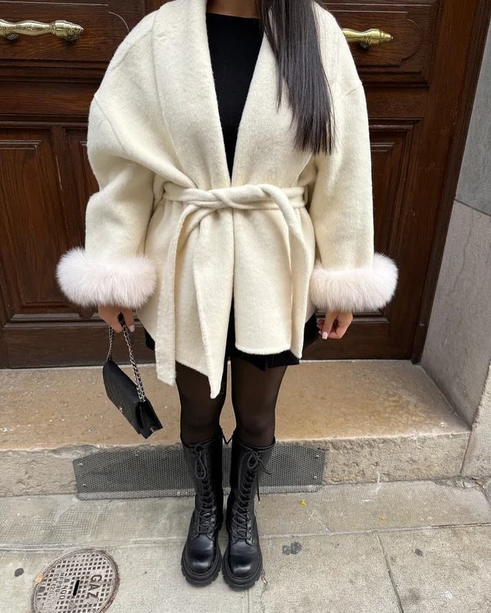 Fur-Cuff Jacket